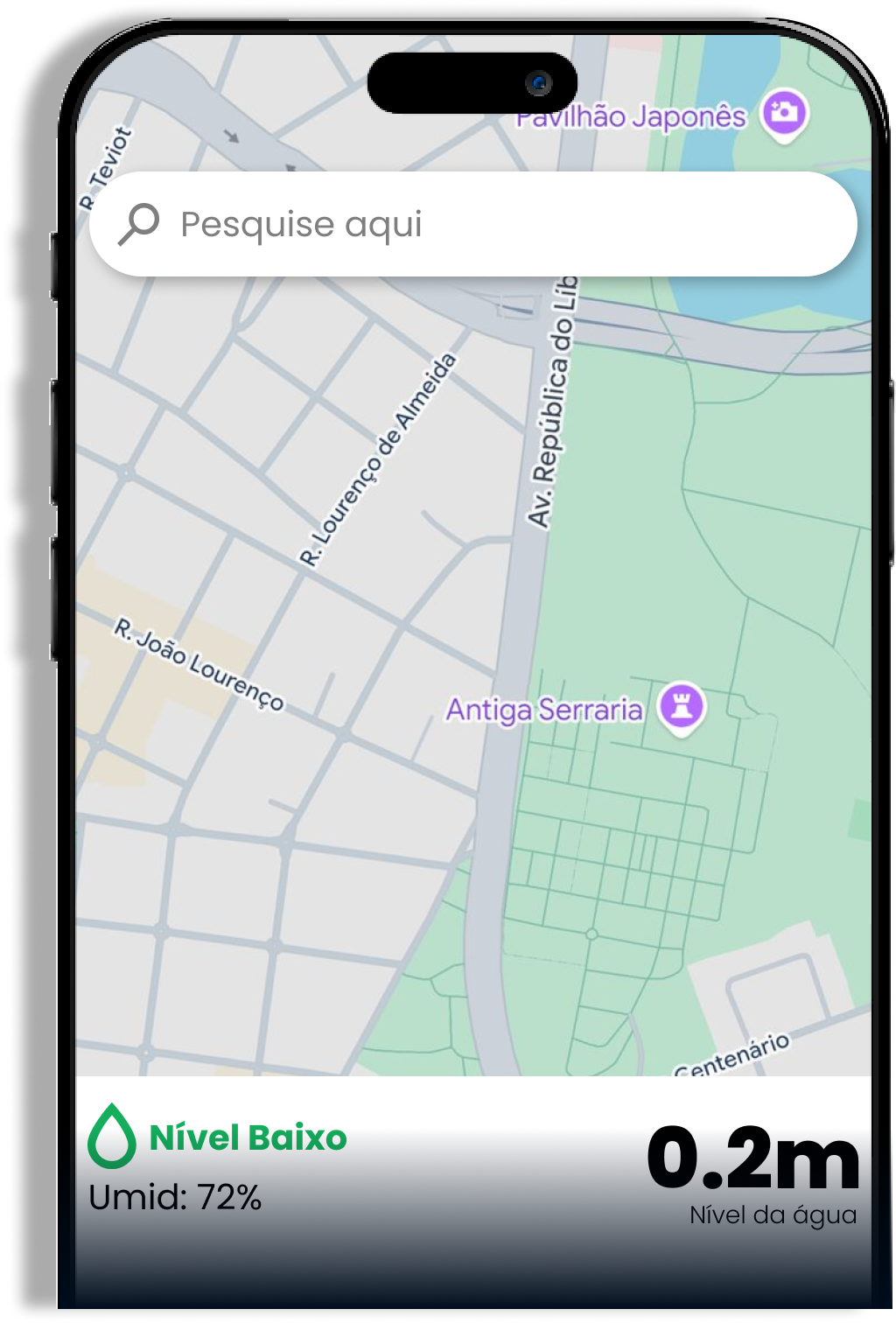 iphone map ilustracao